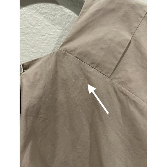 MARNI Sleeeveless Taupe Darted Blouse - Picture 5 of 7